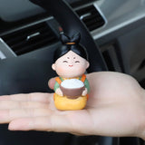 Maxbell Chinese Girl Figurines Dashboard Decorations Crafts Cake Topper Rice