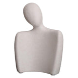 Maxbell Abstract Lover Statue Modern Couple Figurine for Home Living Room Decoration White S