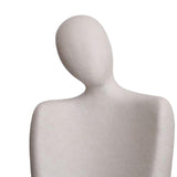 Maxbell Abstract Lover Statue Modern Couple Figurine for Home Living Room Decoration White S