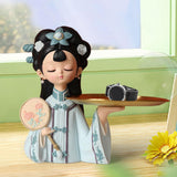 Maxbell Chinese Palace Girl Figurine Home Living Room Cookie Fruit  L Tray