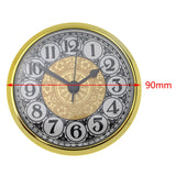 Maxbell Clock Movement Home Decor Movement Insert Clock Faces for Bedroom Kitchen