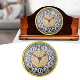 Maxbell Clock Movement Home Decor Movement Insert Clock Faces for Bedroom Kitchen