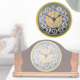 Maxbell Clock Movement Home Decor Movement Insert Clock Faces for Bedroom Kitchen