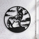 Maxbell Wolf Art Sculpture Wall Decorations for Home Office Bathroom Indoor Outdoor