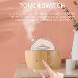 Maxbell Wood Glass Essential Oil Humidifier Light Super Quiet Waterless Power Off