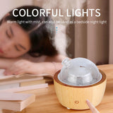 Maxbell Wood Glass Essential Oil Humidifier Light Super Quiet Waterless Power Off
