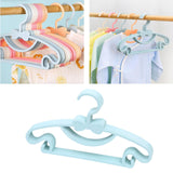 Maxbell 10x Kids Clothes Hanger Laundry Dryer for Clothes Shirts Dresses Blue