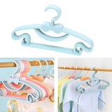 Maxbell 10x Kids Clothes Hanger Laundry Dryer for Clothes Shirts Dresses Blue