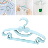 Maxbell 10x Kids Clothes Hanger Laundry Dryer for Clothes Shirts Dresses Blue