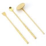 Maxbell Incense Tool DIY Fragrance Aroma Spoon Shovel Ash Press for Tea House Office