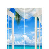 Maxbell 2x 3D Door Wallpaper Wall Art Reusable Posters Waterproof Home Decor style F