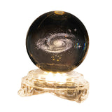 Maxbell Crystal Ball Night Lamp USB Power Supply for Decoration Anniversary Gifts Milky Way
