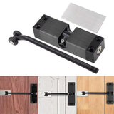 Maxbell Stainless Steel Spring Door Closer Automatic Adjustable Self Closing Black