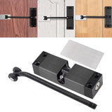 Maxbell Stainless Steel Spring Door Closer Automatic Adjustable Self Closing Black