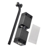 Maxbell Stainless Steel Spring Door Closer Automatic Adjustable Self Closing Black