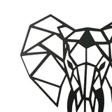 Maxbell Metal Hanging Wall Decorations Elephant Head for Home Office Living Room
