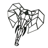 Maxbell Metal Hanging Wall Decorations Elephant Head for Home Office Living Room