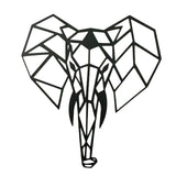 Maxbell Metal Hanging Wall Decorations Elephant Head for Home Office Living Room