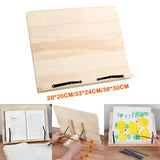 Maxbell Book Stand Durable Drawing Board Bookrest Adjustable Book Holder for Recipes 28cmx20cm