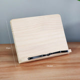 Maxbell Book Stand Durable Drawing Board Bookrest Adjustable Book Holder for Recipes 28cmx20cm