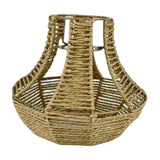 Maxbell Retro Woven Pendant Lamp Shade Hanging Lampshade Rope Rattan  Yellow