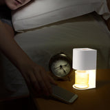 Maxbell Candle Warmer Wax Melter Lamp SPA Decoration Bedroom Living Room Home Button White