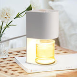 Maxbell Candle Warmer Wax Melter Lamp SPA Decoration Bedroom Living Room Home Button White