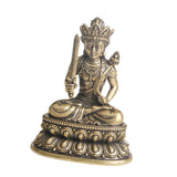 Maxbell Bodhisattva Statue Tibetan Buddha Figurine Zen for Temple Desktop Ornament