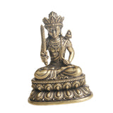Maxbell Bodhisattva Statue Tibetan Buddha Figurine Zen for Temple Desktop Ornament