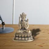 Maxbell Bodhisattva Statue Tibetan Buddha Figurine Zen for Temple Desktop Ornament