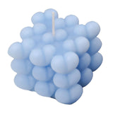 Maxbell Bubble Cube Candle Aromatherapy Candle ,6.5x6.5x7cm Women Gift Blue