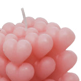 Maxbell Bubble Cube Candle Aromatherapy Candle ,6.5x6.5x7cm Women Gift Pink