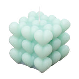 Maxbell Bubble Cube Candle Aromatherapy Candle ,6.5x6.5x7cm Women Gift Green