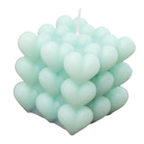 Maxbell Bubble Cube Candle Aromatherapy Candle ,6.5x6.5x7cm Women Gift Green