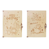 Maxbell Wood Advent Calendar Gift for Kids Storage for Christmas Holiday Santa