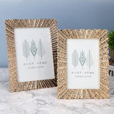 Maxbell Elegant Photo Frames Metal Picture Holder for Home Bedroom Living Room 6inches
