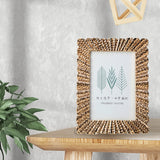 Maxbell Elegant Photo Frames Metal Picture Holder for Home Bedroom Living Room 7inch