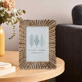 Maxbell Elegant Photo Frames Metal Picture Holder for Home Bedroom Living Room 7inch