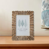 Maxbell Elegant Photo Frames Metal Picture Holder for Home Bedroom Living Room 7inch