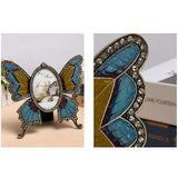 Maxbell Photo Frame Butterfly Desktop Picture Holder Ornament for Wedding Party Home 3in