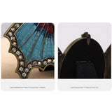 Maxbell Photo Frame Butterfly Desktop Picture Holder Ornament for Wedding Party Home 3in