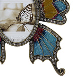 Maxbell Photo Frame Butterfly Desktop Picture Holder Ornament for Wedding Party Home 3in