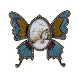 Maxbell Photo Frame Butterfly Desktop Picture Holder Ornament for Wedding Party Home 3in