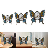 Maxbell Photo Frame Butterfly Desktop Picture Holder Ornament for Wedding Party Home 3in