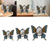 Maxbell Photo Frame Butterfly Desktop Picture Holder Ornament for Wedding Party Home 3in