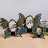 Maxbell Photo Frame Butterfly Desktop Picture Holder Ornament for Wedding Party Home 3in