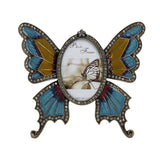 Maxbell Photo Frame Butterfly Desktop Picture Holder Ornament for Wedding Party Home 3in