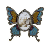 Maxbell Photo Frame Butterfly Desktop Picture Holder Ornament for Wedding Party Home 3in
