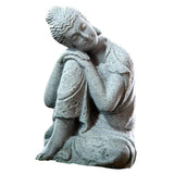 Maxbell Buddha Statues Figurines Sculpture Handcrafted for Yard Art Micro Landscape