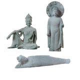 Maxbell Resin Aquarium Buddha Statue Figurine Fengshui Craft Landscape Sitting